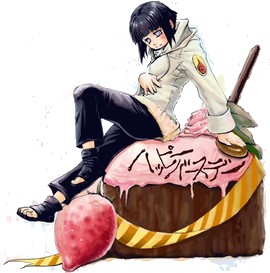 hinata est le  chocolat  et la fraise ^^